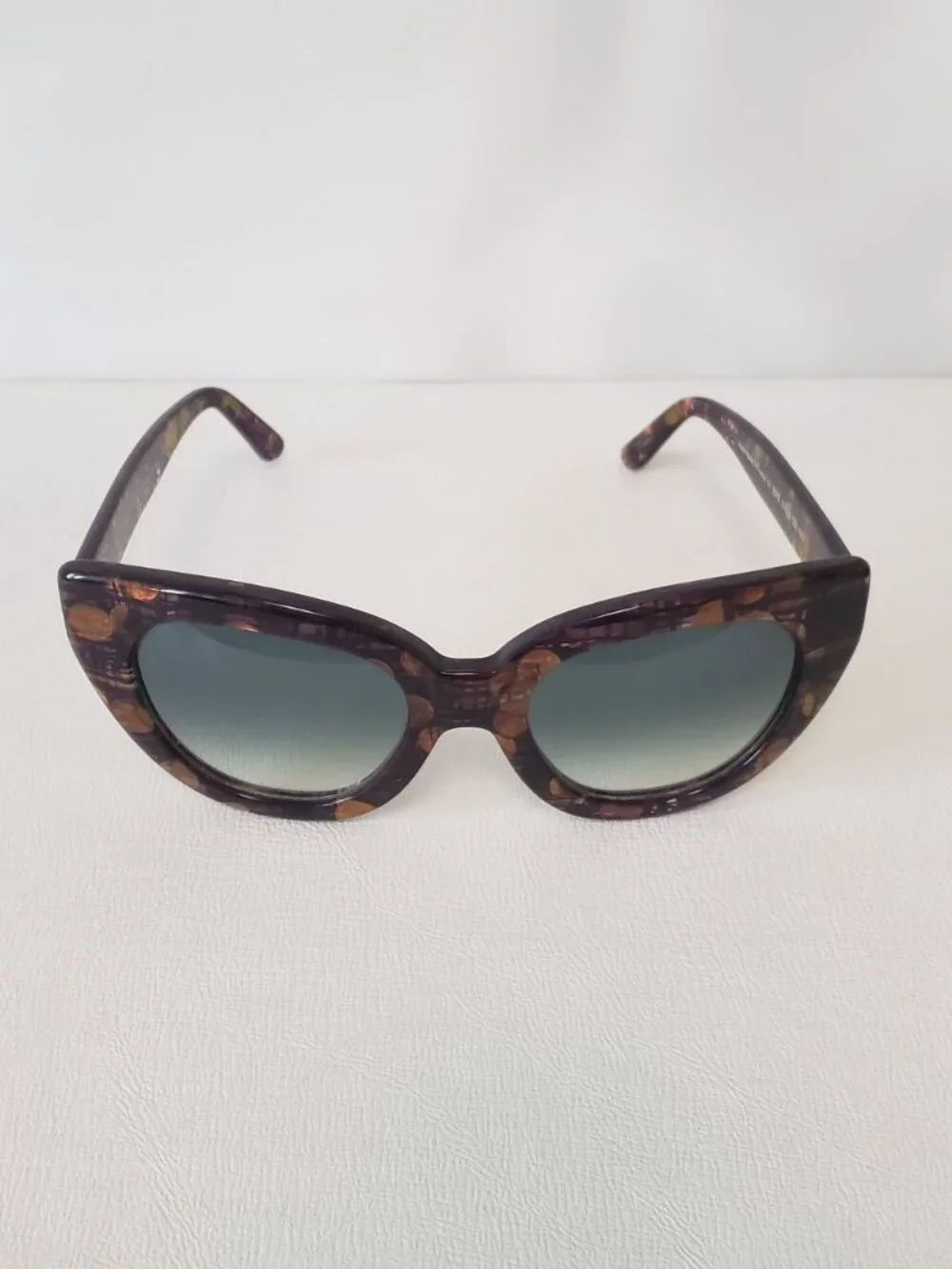 Morgenthal Frederics New York Sunglasses Made in France MAE Oversized Gradient